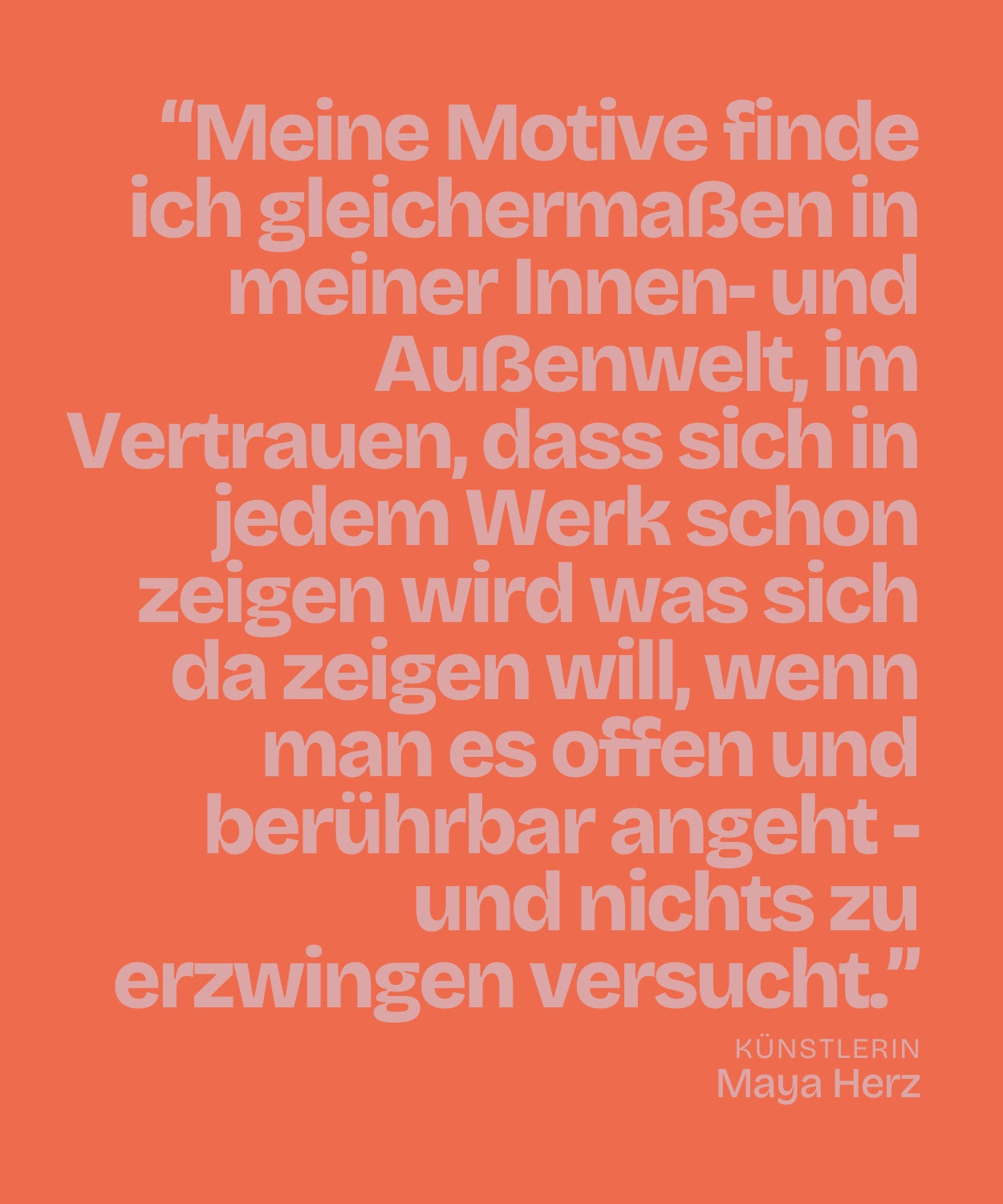 Maya Herz | Fallbeispiel mit leeren Händen